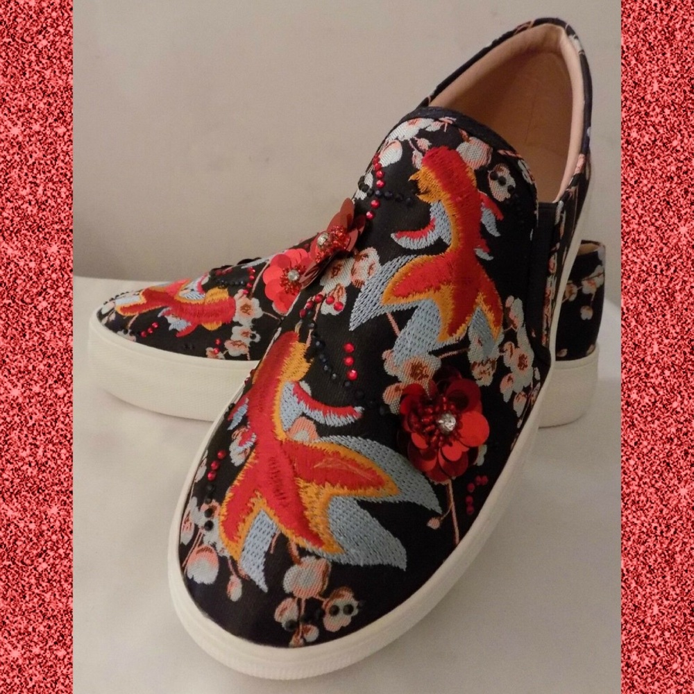 *HP* TOPSHOP Embellished Trainer Platform Sneaker - Picture 2 of 8